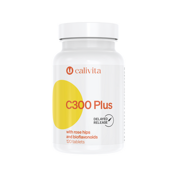 C 300 Plus z Dziką Różą i Bioflawonoidami Calivigta - 120 tabletek