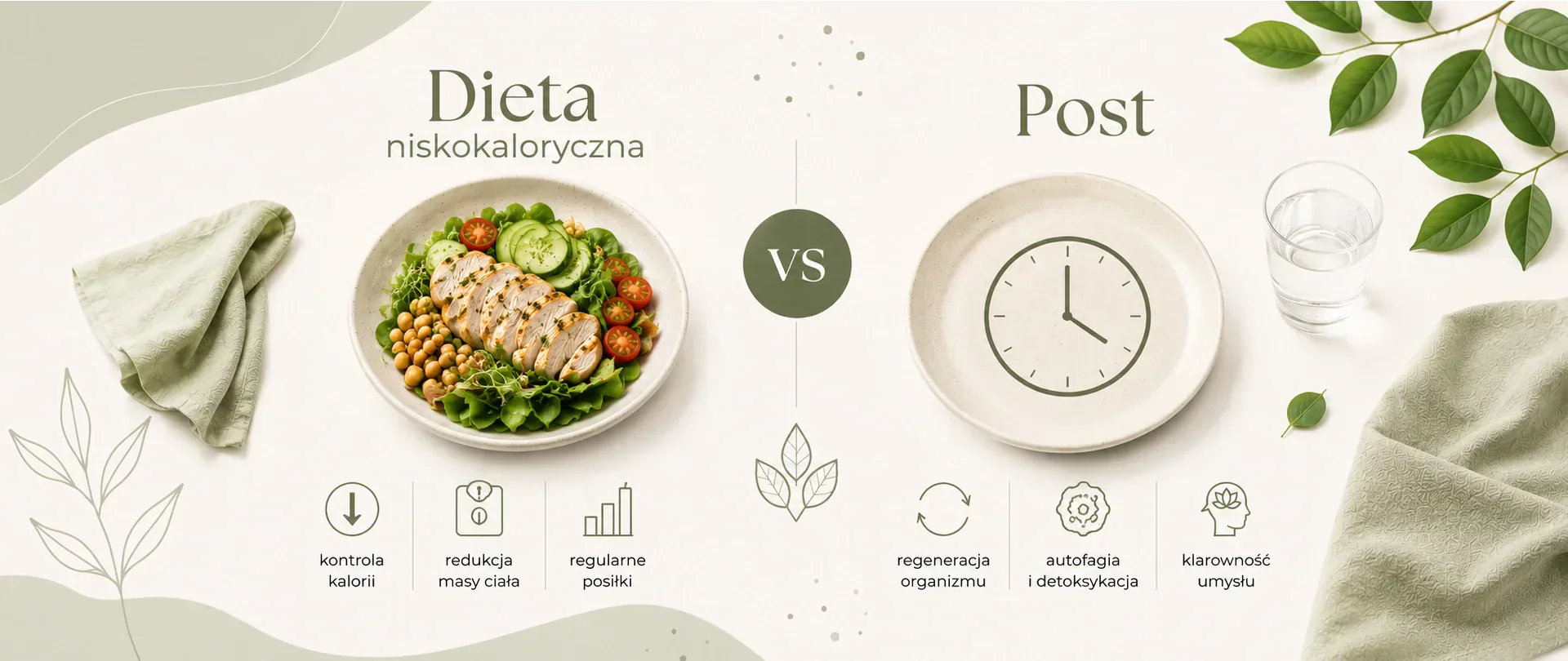 Dieta niskokaloryczna vs Post